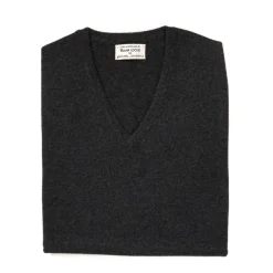 William Lockie Slip-Over "Oxton Slipover" Made From Fine Scottish 1 Ply-Cashmere