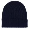 William Lockie Strickmutze "Ribbed Hat" Aus Reiner Lambswool - 4 Ply