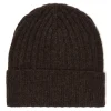William Lockie Strickmutze "Ribbed Hat" Aus Reiner Lambswool - 4 Ply