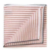 Simonnot-Godard Striped Pocket Square "Buren Iii" Made Of Finest Cotton