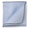 Simonnot-Godard Striped Pocket Square "Buren Ii" Made Of Finest Cotton