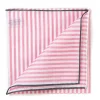 Simonnot-Godard Striped Pocket Square "Buren I" Made Of Finest Cotton