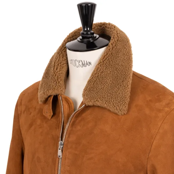 Valstar Suede Leather Jacket "Aviatore" - Lamb Suede