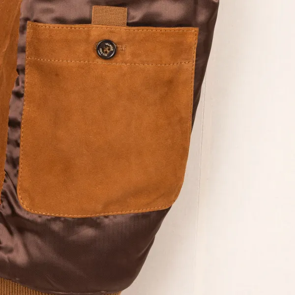 Valstar Suede Leather Jacket "Aviatore" - Lamb Suede
