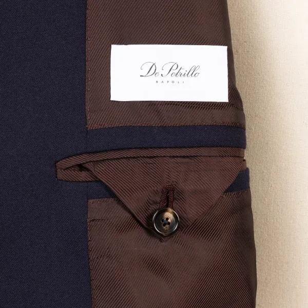 De Petrillo Suit "Sartorial Business-Class" In Pure Wool - Handmade
