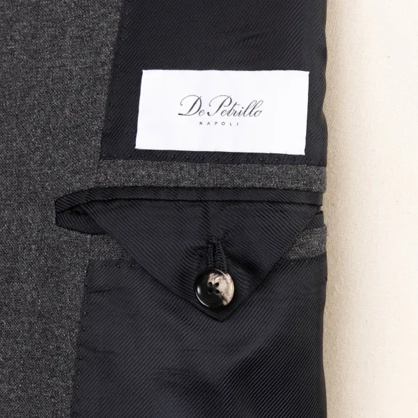 De Petrillo Suit "Sartorial Business-Class" In Pure Wool - Handmade