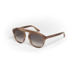 Lunettes Kollektion Sunglasses In Matte Tortoise "Grand Tour"