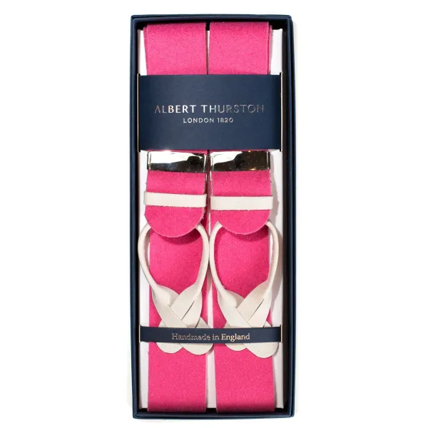 Albert Thurston Suspenders "Boxcloth" To Button