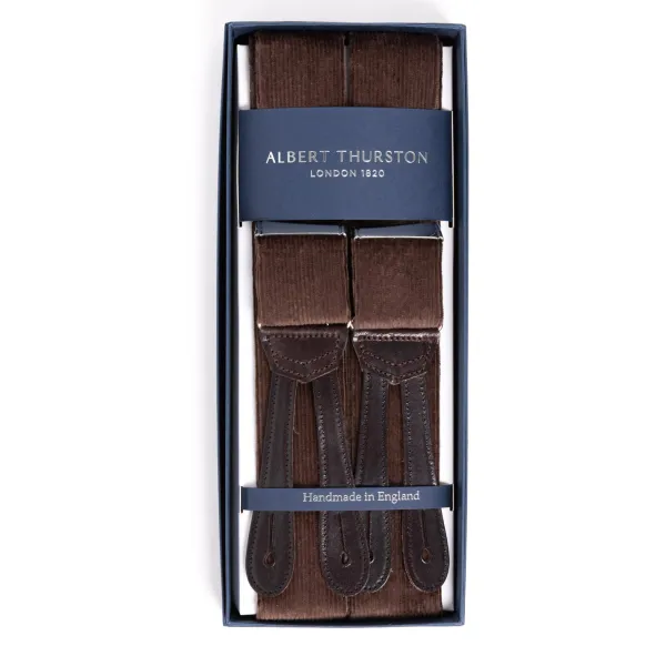 Albert Thurston Suspenders "Needlecord" For Buttoning