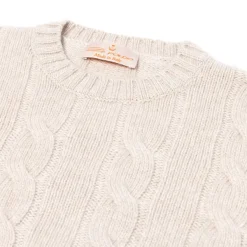Di Poldo Sweater "Olimpico" In Pure Cariaggi Cashmere - Handmade