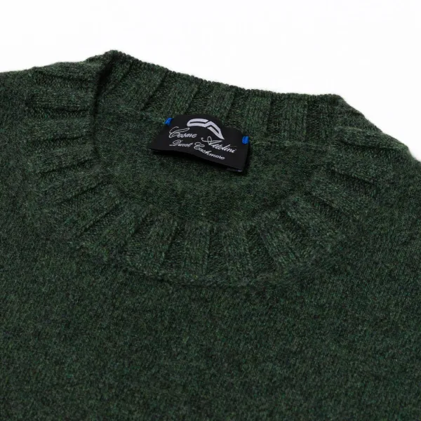 Cesare Attolini Sweater "Val Pusteria" In Pure Cashmere - Duvet Melange