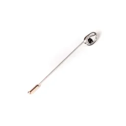 Barbarulo Napoli Tie Pin "Pulcinella" Made Of Sterling Silver - Handcrafted