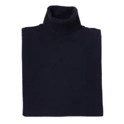 Brigatelli dal 1922 Turtleneck Jumper Made Of Merino Wool And Cashmere - 1 Ply Cashmere Bl