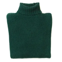 William Lockie Turtleneck Sweater "Alain Rollneck" Made Of 4 Ply Geelong Lambswool