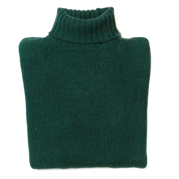 William Lockie Turtleneck Sweater "Alain Rollneck" Made Of 4 Ply Geelong Lambswool