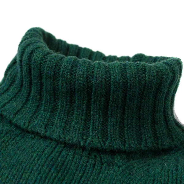 William Lockie Turtleneck Sweater "Alain Rollneck" Made Of 4 Ply Geelong Lambswool