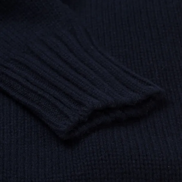 William Lockie Turtleneck Sweater "Gentry Rollneck" Made Of Pure 6 Ply Scottish Cashm
