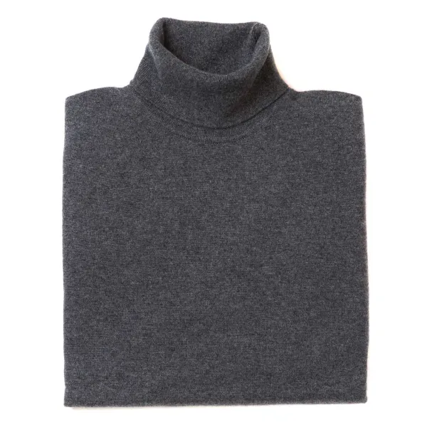 William Lockie Turtleneck Sweater "Oxton Rollneck" Made Of Fine Scottish 1 Ply Cashme