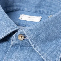 Borriello Vintage Prewashed Japanese Cotton Denim Sport Shirt