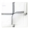 Simonnot-Godard White Handkerchief "Symphony" Made Of Cotton - Hand-Rolled