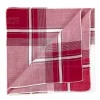 Simonnot-Godard Wine Red Handkerchief "Positano" Made From Pure Cotton